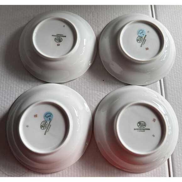 Hutschenreuther (4) Maria Theressia Mirabelle 5.25” Fruit/Dessert Bowls Germany - Picture 4 of 5